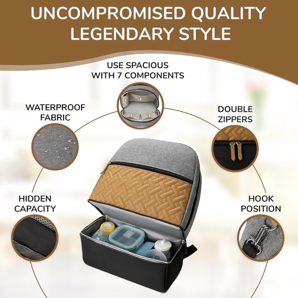 New Baby Diaper Bag Backpack - Picture 3 of 6